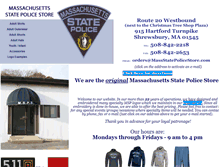 Tablet Screenshot of massstatepolicestore.com